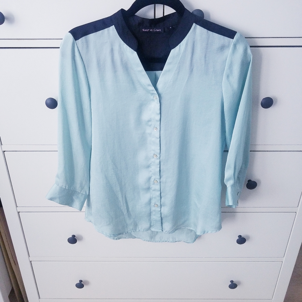 Violet & Claire Satin Top
